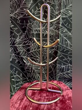 Spectrum Diversified Euro Heavy Metal 6-Coffe Mugs Holder 15" Tall